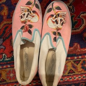 Ed Hardy skull sneaker